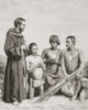 Spanish Missionaries In Colombia 1892 A Friar From The Order Of Augustinian Recollects Converting Guahibo Indians From The Casanare District From La Ilustracion Espa±ola Y Americana Published 1892 Poster by Ken Welsh - Item # VARDPI12280267