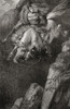 The sacrificial death of Marcus Curtius a mythological young Roman who offered himself to the gods of Hades in order to save Rome From Ward and Lock's Illustrated History of the World published c1882 Poster by Ken Welsh - Item # VARDPI12512796