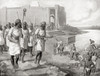 The Assyrian army leaving city Assur oppose western Semites c 2050 BC Stores use army were loaded onto rafts supported inflated skins which swift current river would carry downstream Hutchinson's History Nations published 1915 # VARDPI12333258