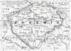 Map of Bohemia at the outbreak of WWI The lined areas show its extent in the 14th century the dotted line shows its frontier in 1914 From Hutchinson's History of the Nations published 1915 Poster by Ken Welsh / Design Pics - Item # VARDPI12333179