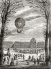 The World's First Manned Hydrogen Balloon Flight Over The Champs De Mars Paris France In 1 December 1783 Piloted Nicolas-Louis Robert And Professor Jacques Charles From Les Merveilles De La Science Published C1870 Poster Ken Welsh # VARDPI12289762