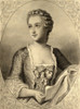 Madame Pompadour Jeanne-Antoinette Poisson 1721-1764 French Mistress To Louis Xv Photo-Etching From Painting Louvre Gallery From Book Lady Jackson's Works Iv Old R©gime Ii Court Salons And Theatres Published London 1899 Ken Welsh # VARDPI1858296