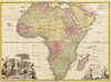 Africa Circa 1725 Modern Geography Drawn Engraved John Senex Map Shows Boundaries Kingdoms Tribal Areas Continent They Were Assumed To Be Early 18th Century Information Was Based "observations Royal Society London Paris" Ken Welsh # VARDPI12290049