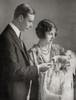 Albert Frederick Arthur George Future George Vi And His Wife Elizabeth Bowes-Lyon Future Queen Elizabeth At The Christening Of Their First Daughter Princess Elizabeth Future Queen Elizabeth Ii 29th May 1926 Poster by Ken Welsh - Item # VARDPI12323627