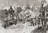 A Scene From William Shakespeare's Play King Henry V Act Iv Scene 2 Lord Grandpr©: "the Horsemen Sit Like Fixed Candlesticks Torch Staves Their Hand" Illustration Gordon Browne From Works William Shakespeare Published 1896 Ken Welsh # VARDPI12289952