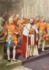 King George V Officers Heralds College During His Coronation 1910 Together Arms English Sovereigns William I George V George V George Frederick Ernest Albert 1865 1936 King United Kingdom British Dominions Emperor India Illustrated London News 1910 #