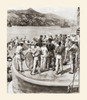 The Band Battleship Oregon Forward 13 Inch Gun Turret Celebrating Surrender Cristobal Colon After American Victory Naval Battle Santiago De Cuba During Spanish-American War 1898 After Drawing Wa Rogers Harper's Pictorial History War Spain Published 1 The Band Battleship Oregon Forward 13 Inch Gun Turret Celebrating Surrender Cristobal Colon After American Victory Naval Battle Santiago De Cuba During Spanish-American War 1898 After Drawing Wa Rogers Harper's Pictorial History War Spain Published 1