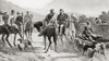 The meeting Garibaldi Victor Emmanuel II Teano Italy 1860 Giuseppe Garibaldi 1807-1882 Italian general politician nationalist Victor Emmanuel II 1820-1878 King Sardinia-Piedmont who became first King a united Italy Hutchinson's History Nations publis