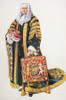 The Lord High Chancellor Britain His Coronation Robes Bearing King's Purse Douglas Mcgarel Hogg 1st Viscount Hailsham 1872 1950 British Lawyer Conservative Politician Lord Chancellor During Coronation King George Vi Sphere Coronation Record Number Pu