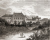 The House Gras Near Chalon-Sur-Sane France Where French Inventor Nic©phore Niepce Developed Heliography AA Technique He Used Create World's Oldest Surviving Product AA Photographic Process: AA Print Made AA Photoengraved Printing Plate 1825 Les Mer