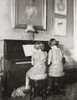 Princess Margaret Left Princess Elizabeth Future Queen Elizabeth Ii Right Playing A Duet Piano 1940 Princess Margaret Margaret Rose 1930 2002 Aka Princess Margaret Rose Younger Daughter King George Vi Queen Elizabeth Princess Elizabeth Future Elizabe