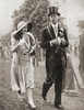 The Duke Duchess York Royal Ascot 1931 Prince Albert Duke York future George VI 1895 1952 King United Kingdom Dominions British Commonwealth Duchess York future Queen Elizabeth Queen Mother Elizabeth Angela Marguerite Bowes-Lyon 1900 2002 Wife King G