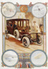 The Petrol Era Five Phases Great Power Reign King George V Centre Plate King George Entering His Daimler Car Top Left Petrol Farm Wagon Top Right Petrol Aeroplane Bottom Right Petrol Dirigible Balloon Bottom Left Petrol Motorboat George V George Fred