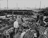 Magic lantern slide WW1 1914-1918 World war one images Secret Mystery port Port Richborough during Great War This was a highly secret government facility built service BEF it's logistics including Ammunition Tanks Horses Rations Fuel etc River Stour