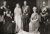 The British Royal Family Wedding Duke Duchess York 1923 Left Right Claude George Bowes-Lyon 14th Earl Strathmore Kinghorne Bride's Father Cecilia Nina Bowes-Lyon Countess Strathmore Kinghorne N©e Cavendish-Bentinck Bride's Mother Elizabeth Angela Ma