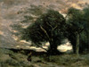 Gust of Wind Poster Print by Jean-Baptiste-Camille Corot - Item # VARPDX111720