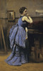 Woman In Blue Poster Print by Jean-Baptiste-Camille Corot - Item # VARPDX277125