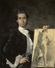 Portrait of The Artist Holding a Life Study Poster Print by Luis Egidio Melendez - Item # VARPDX278544
