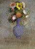 Bouquet in a Blue Vase Poster Print by Odilon Redon - Item # VARPDX279541