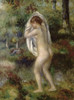 Young Girl Undressing To Bathe In The Forest Poster Print by Pierre-Auguste Renoir - Item # VARPDX279701