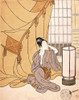 Woman Primping Poster Print by Unknown Unknown