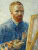 Self Portrait in Front of Easel Poster Print by Vincent Van Gogh - Item # VARPDX281302