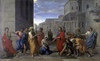 Christ and the Woman Taken in Adultery Poster Print by Nicolas Poussin - Item # VARPDX282686