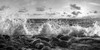 Waves crashing, Point Reyes, California (detail, BW) Poster Print by Pangea Images Pangea Images - Item # VARPDX2AP4996