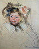 Head Of Sara In A Bonnet Looking To The Left 1901 Poster Print by Mary Cassatt - Item # VARPDX372657