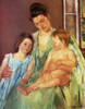 Young Mother And Two Children 1905 Poster Print by Mary Cassatt - Item # VARPDX372762