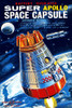 Battery Operated Super Apollo Space Capsule Poster Print by Retrorocket Retrorocket