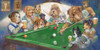 Pool Dogs Poster Print by Ruane Manning - Item # VARPDX40888