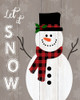 Let it Snow Snowman Poster Print by CAD Designs CAD Designs - Item # VARPDX41228