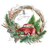 Joy Truck Wreath Poster Print by Carol Robinson - Item # VARPDX41281