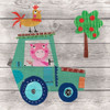 Tractor Pig Poster Print by Katherine and Elizabeth Pope - Item # VARPDX42058