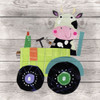 Tractor Cow Poster Print by Katherine and Elizabeth Pope - Item # VARPDX42059