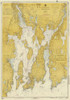 Nautical Chart - Narragansett Bay ca. 1975 - Sepia Tinted Poster Print by NOAA Historical Map and Chart Collection NOAA Historical Map and Chart Collection - Item # VARPDX450539