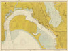 Nautical Chart - San Diego Bay ca. 1974 - Sepia Tinted Poster Print by NOAA Historical Map and Chart Collection NOAA Historical Map and Chart Collection - Item # VARPDX450548