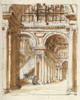 Grand entrance hall, Italy, 1786 Poster Print by Marie-Joseph Peyre - Item # VARPDX453974