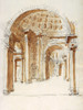 Interior hallway, Italy, 1786 Poster Print by Marie-Joseph Peyre - Item # VARPDX453975