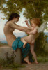 A Young Girl Defending Herself against Eros Poster Print by William-Adolphe Bouguereau - Item # VARPDX454790