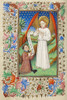 A Patron and his Guardian Angel Poster Print by Unknown 15th Century French Illuminator - Item # VARPDX456805