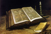 Custom Crop - The Bible: Still Life Poster Print by Vincent Van Gogh - Item # VARPDX461395