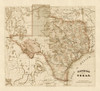 Schonbergs map of Texas, 1866 Poster Print by  Schonberg and Co. - Item # VARPDX464698