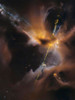 A Newborn Star Shoots Twin Jets Out Into Space Poster Print by NASA NASA - Item # VARPDX467448