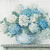 Blue Hydrangea Cottage Crop Poster Print by Carol Rowan - Item # VARPDX47410