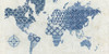 Indigo Gild Map Maki - No Border Poster Print by Kathrine Lovell - Item # VARPDX48403