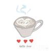 Latte Love Poster Print by Sue Schlabach - Item # VARPDX49992
