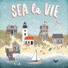 Seaside Village III Poster Print by Laura Marshall - Item # VARPDX51993