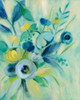 Elegant Blue Floral I Poster Print by Silvia Vassileva - Item # VARPDX52208